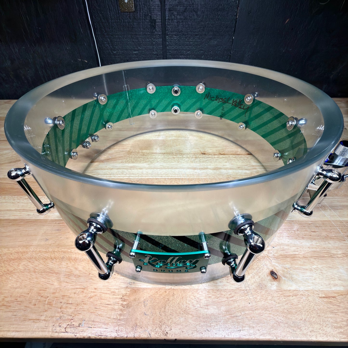 6x14, 1/2" Acrylic Snare Drum
